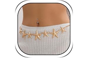 Gold Waist Chain for Women Gold Chain Belt Shell Belly Chain Silver Body Chain Jewelry Women