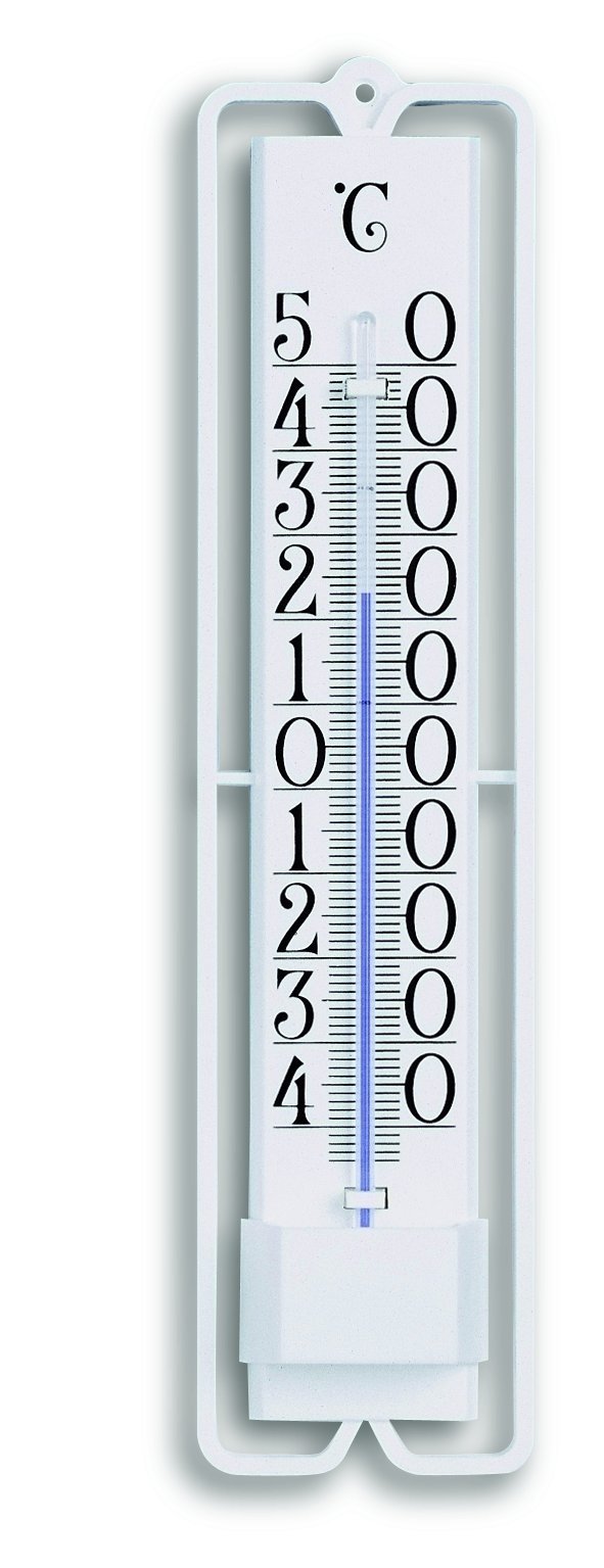 TFA 12.3000.02 – Indoor & Outdoor Thermometer, Plastic, white