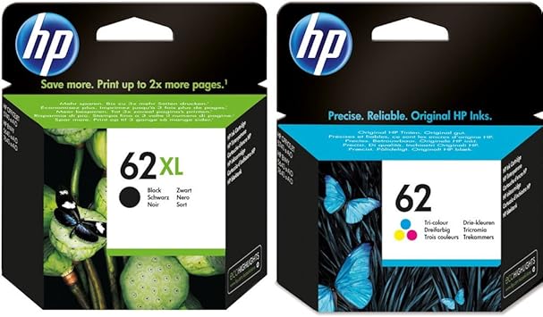 62xl Schwarz Und Hp 62 Farbe Amazon De Burobedarf Schreibwaren