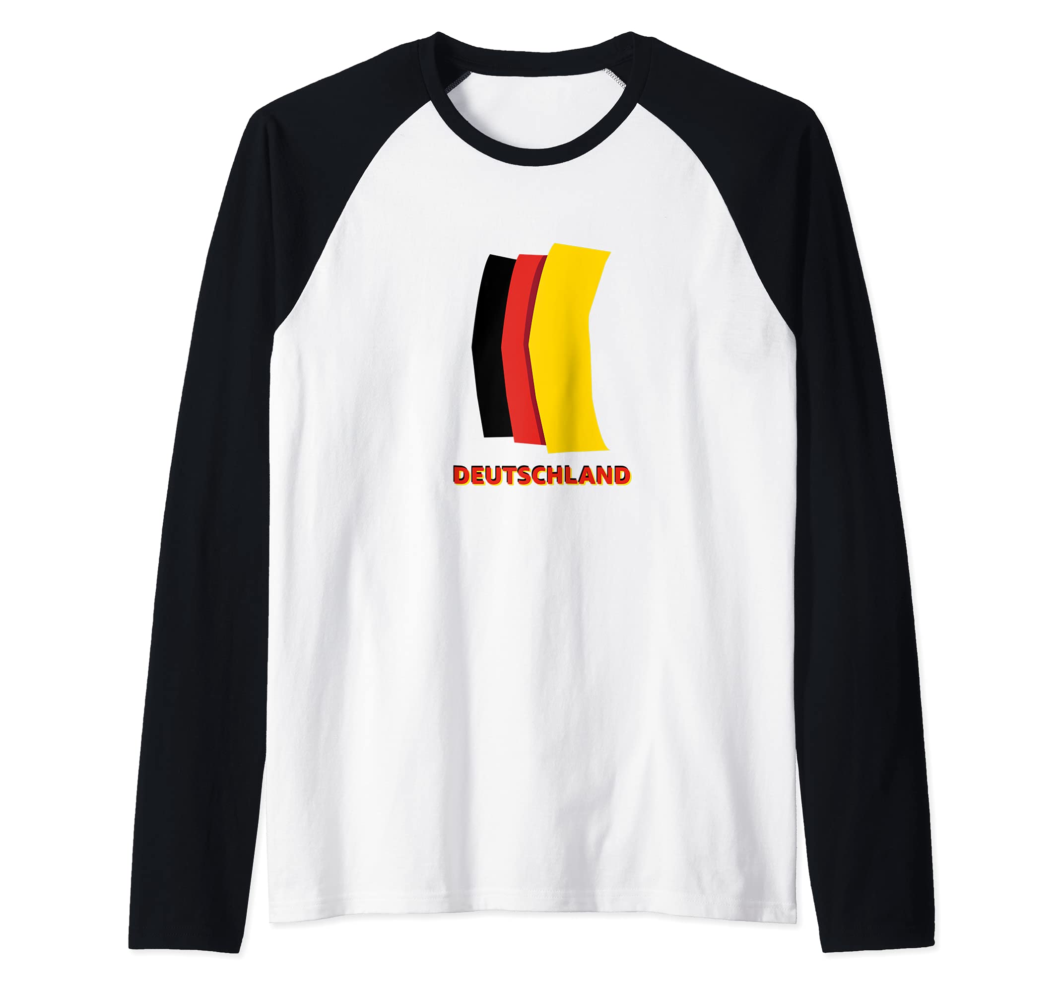 Flag Germany Raglan Baseball Tee
