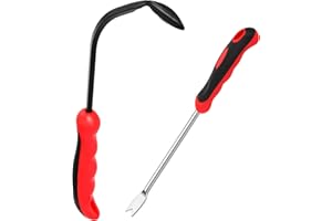 KLDOLLAR Weeding Tool Garden Weed Puller Tool, Garden Hand Cultivator Hand Tiller Weeder Edging Tool Weed Pulling Tool with Ergonomic Handle, Durable & Lightweight Gardening Gift