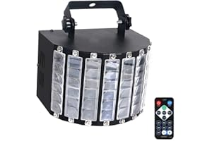 LALUCENATZ DJ Party Stage Light - 27W Colorful DJ Lighting Beam Effect by Sound Activated DMX Remote Control for Church Wedding Birthday Party Music Dance Show Stage Lighting Decoration