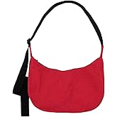 BAGGU Medium Nylon Crescent Bag - Candy Apple 47''