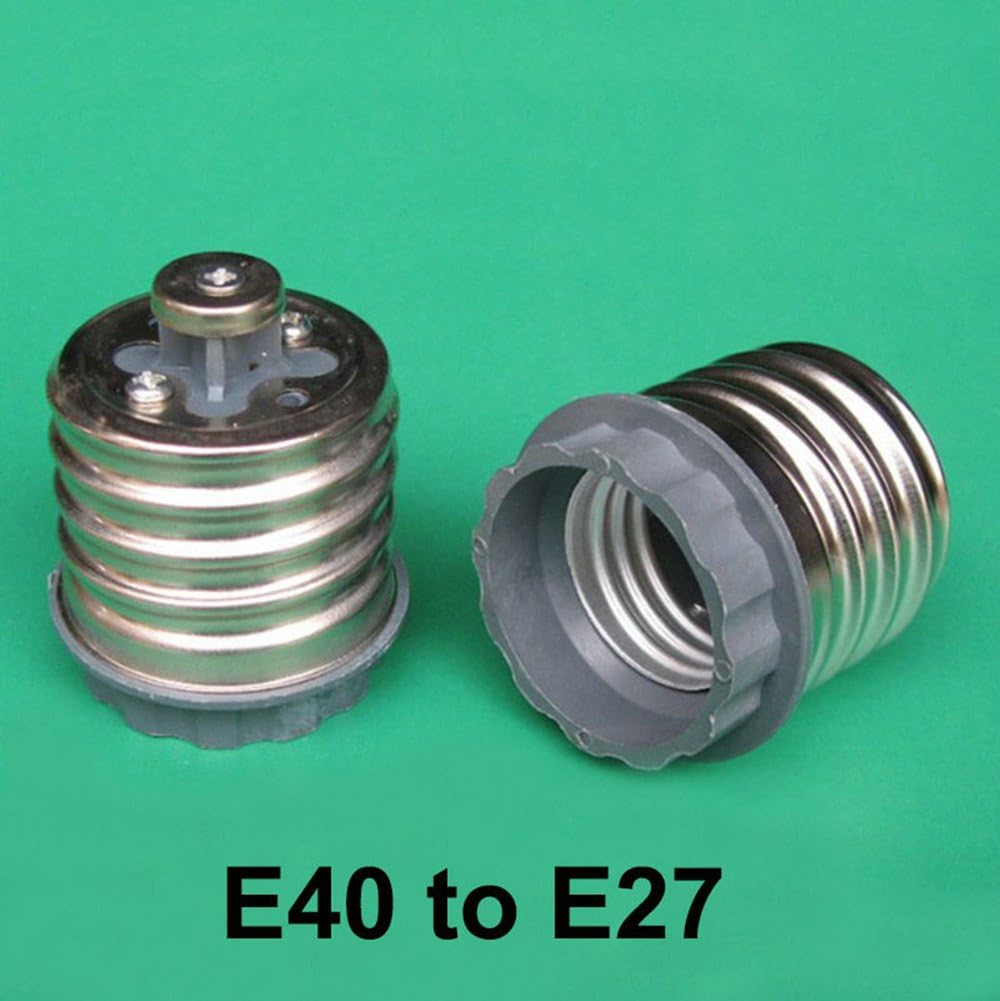 Outstanding 2PCS E40 to E27 LED Bulb Holder Base Light Lamp Bulbs Adapter Converter
