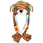 Arcimatto Animal Hat Dress Up Cosplay Party Christmas Holiday Cute Ear Flap Cap for Kids Adults