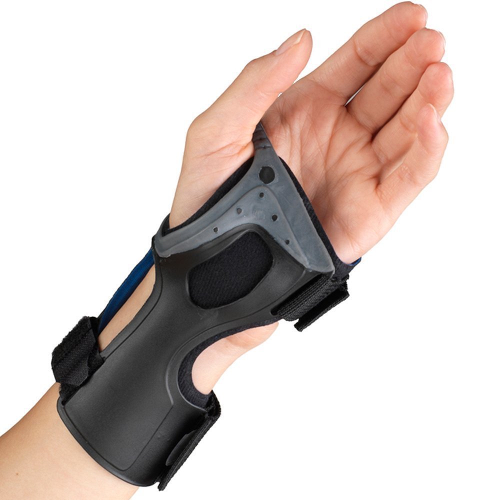 Photo 1 of OTC Wrist Brace, Molded Exoskeleton, Low-Profile, Exolite, Large