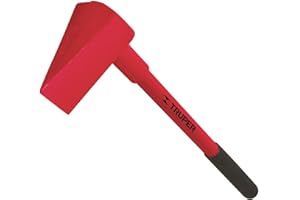 Truper 32415 12-Pound Splitting Maul with 27-Inch Steel Handle, Red