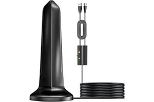 USYOLITV 2024 Upgraded TV Antenna Smart Digital HD Indoor Amplifier 500+ Miles Range - Outdoor Signal Booster for Local Channel - Premium Aerial Support 4K 8K HDTV 1080p Fire Stick All TVs -20ft Thick Cable