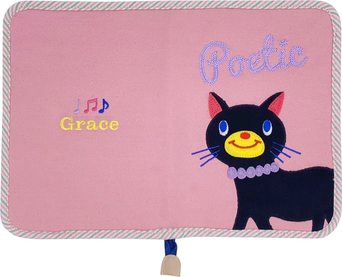 ニックナック マルチケース グレース(ネコ) A5サイズ対応 母子手帳 おくすり手帳 印鑑 通帳 出産準備用品 サイズ:W17×H23.3×D2cm商品画像