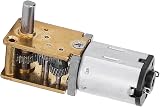 Hyuduo DC Gear Motor 6V 70RPM Mini Brushed Worm Gear Motor for Robotics Arduino view 5