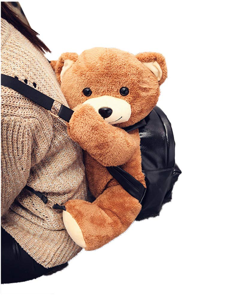 Mua もうほうきょう ショルダーバッグ 女性 19年秋 新しいクマ ぬいぐるみ 熊 リュック 可愛い 抱っこ クマさん おんぶ くま アニマル リュックサック ブラウン 45cm Tren Amazon Nhật Chinh Hang 21 Fado