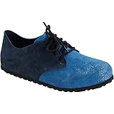 Birkenstock Shoes ''Maine'' from Leather in Navy/Riviera