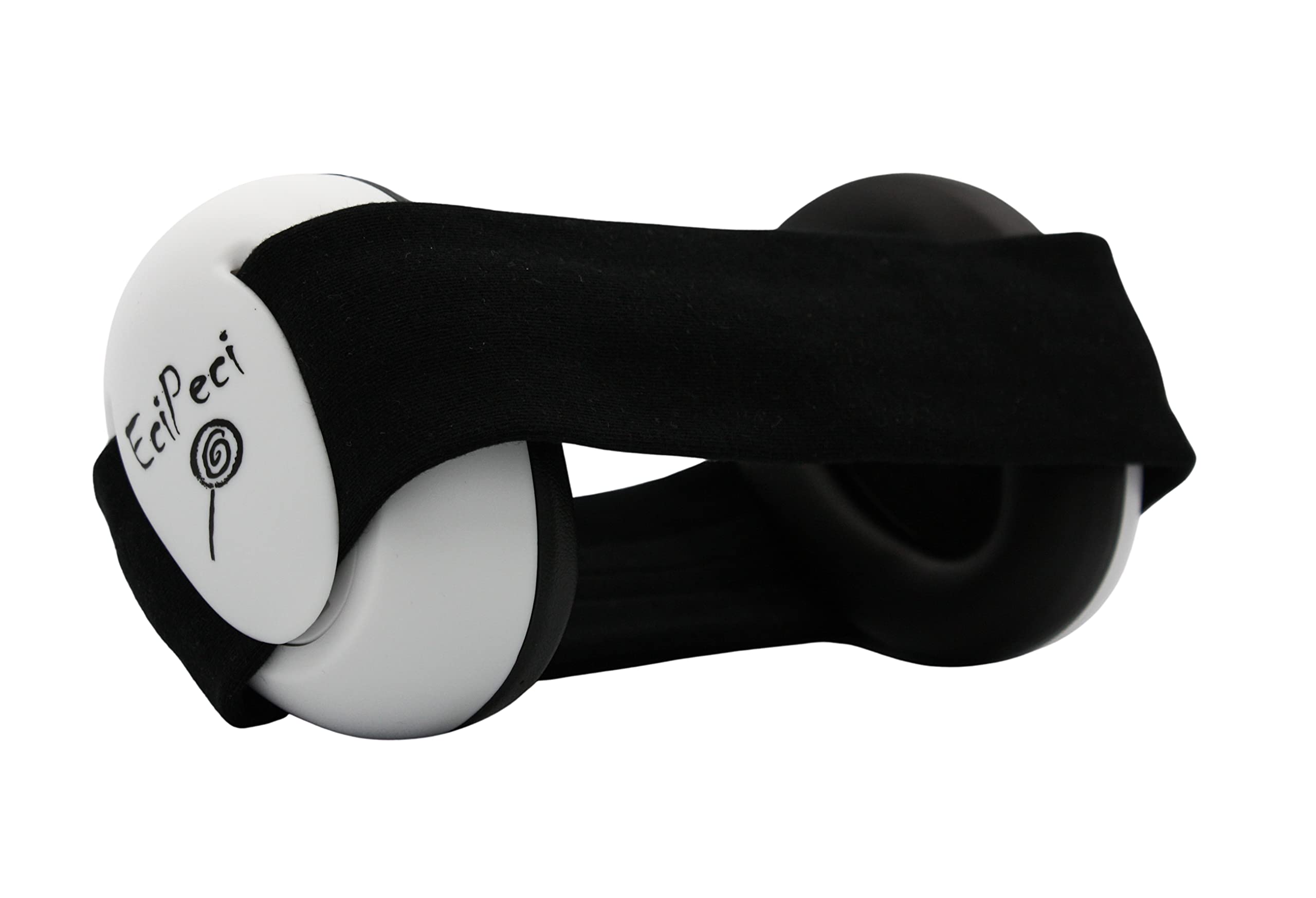EciPeci Ear Defenders for Children, Noise Cancelling Comfortable Ear Muffs for Babies and Toddlers, with Soft and Lighweight Design, Perfect for Sensitive Baby Heads, Black — image 1