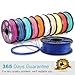 Dark Black PLA 3D Printer Filament 1.75 mm 1KG Spool(2.2lbs), Dimensional Accuracy +/- 0.02 mm,3D Printing Filament Black PLA