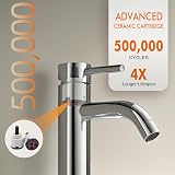 Ibergrif Bathroom Basin Mixer Tap Single Lever Chrome Silver M11003 view 5