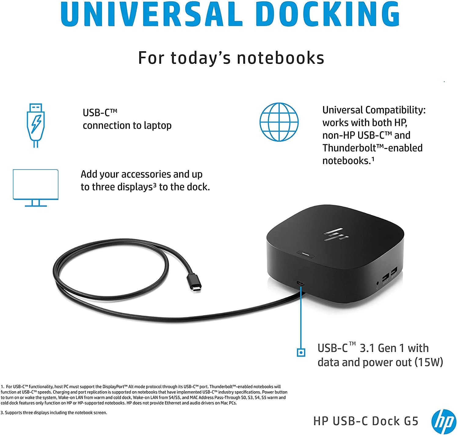 HP USB-C G5 Docking Station