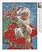 DIY 5D Diamond Painting by Number Kits, Crystal Rhinestone Diamond Embroidery Paintings Pictures Arts Craft for Home Wall Decor - Santa Claus (1216 inches)