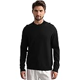 GreenMount Cashmere Sweaters for Men Essential Base Crewneck Long Sleeve Pullover Sweater