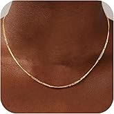 Treasure Bender S925 Sterling Silver Figaro Chain Necklace for Women - Sterling Silver Figaro Chain Necklace Thick Sturdy Colourfast Necklaces Jewelery for Women 16/18/20/22 Inch