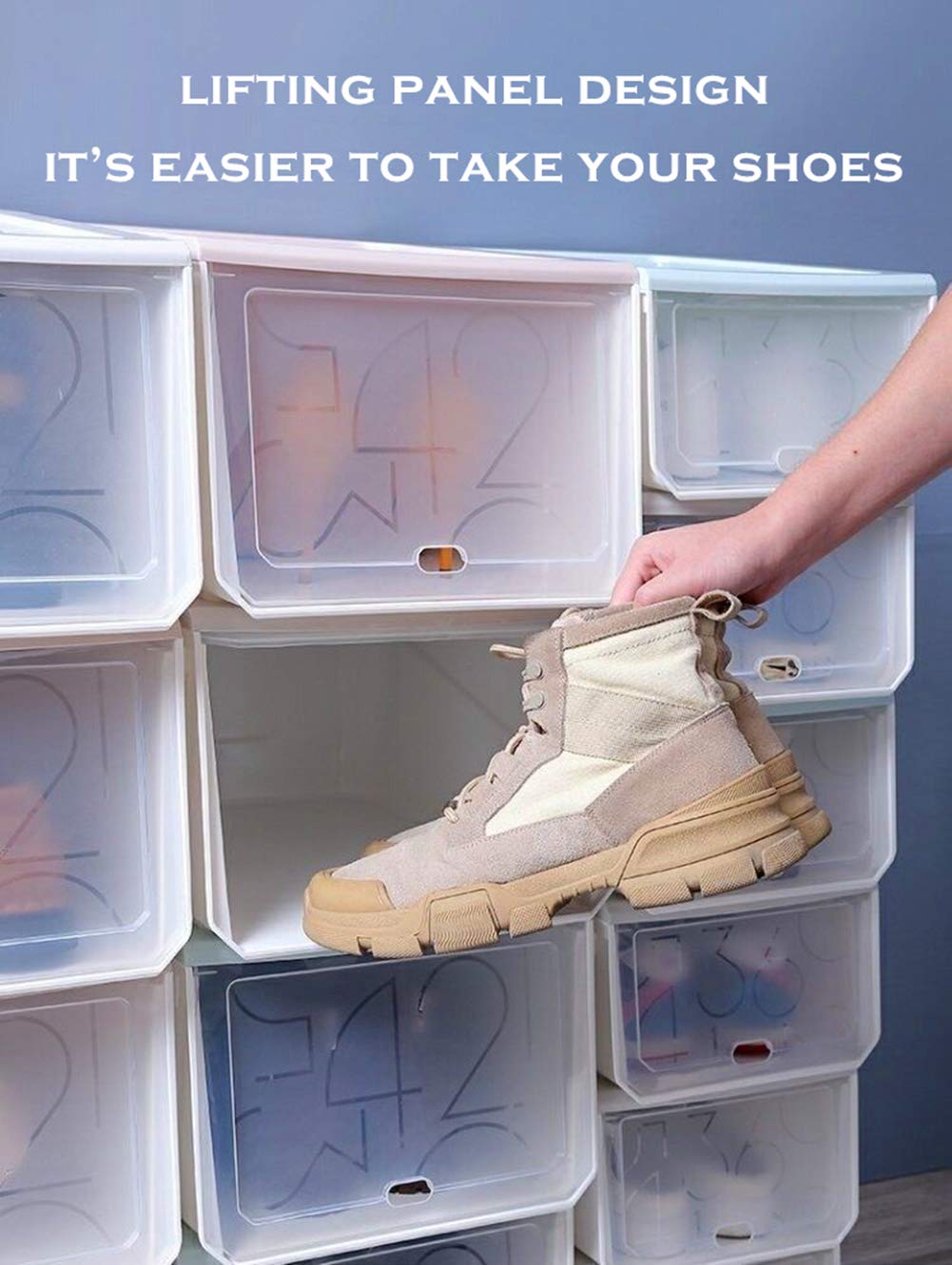 Guarda Zapatos Paquete De 20 Cajas De Zapatos, Caja De