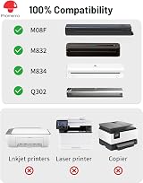 Phomemo M08F A4 Thermal Paper 210x297mm 100 Sheets M08F M832 D Printers view 4