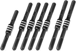 J CONCEPTS JConcepts Inc. B74 Fin Titanium turnbuckle Set - Black 7 JCO2741 Electric Car/Truck Option Parts