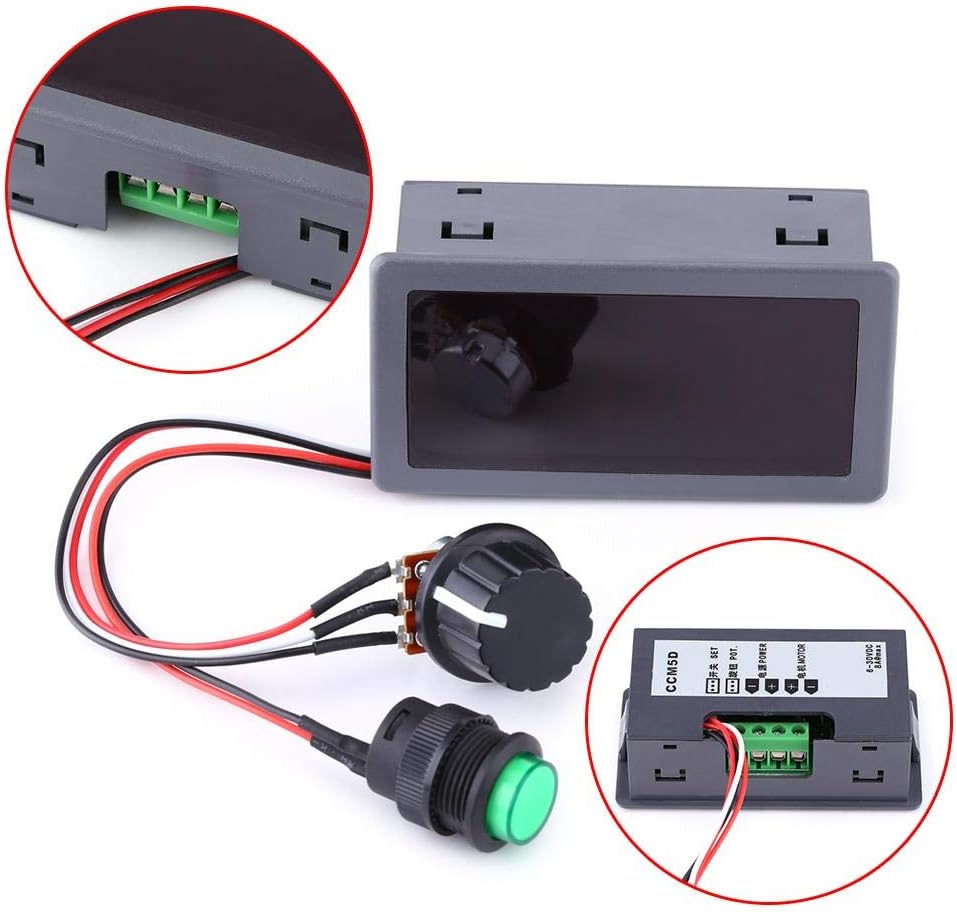 Universal DC Motor Speed Controller 6V Digital Display with IR Remote for Car Truck Motor Driver Heater Controller - Image 3