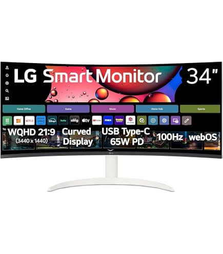 LG 34WK95C-W 34 Inch Curved Ultrawide Qhd Nano IPS Multitasking