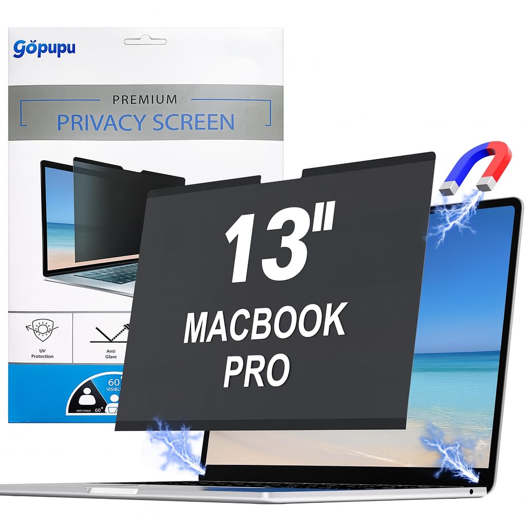 Magnetic Privacy Screen Protector Macbook Pro/Air 13Inch 2016-2022 M1-M2