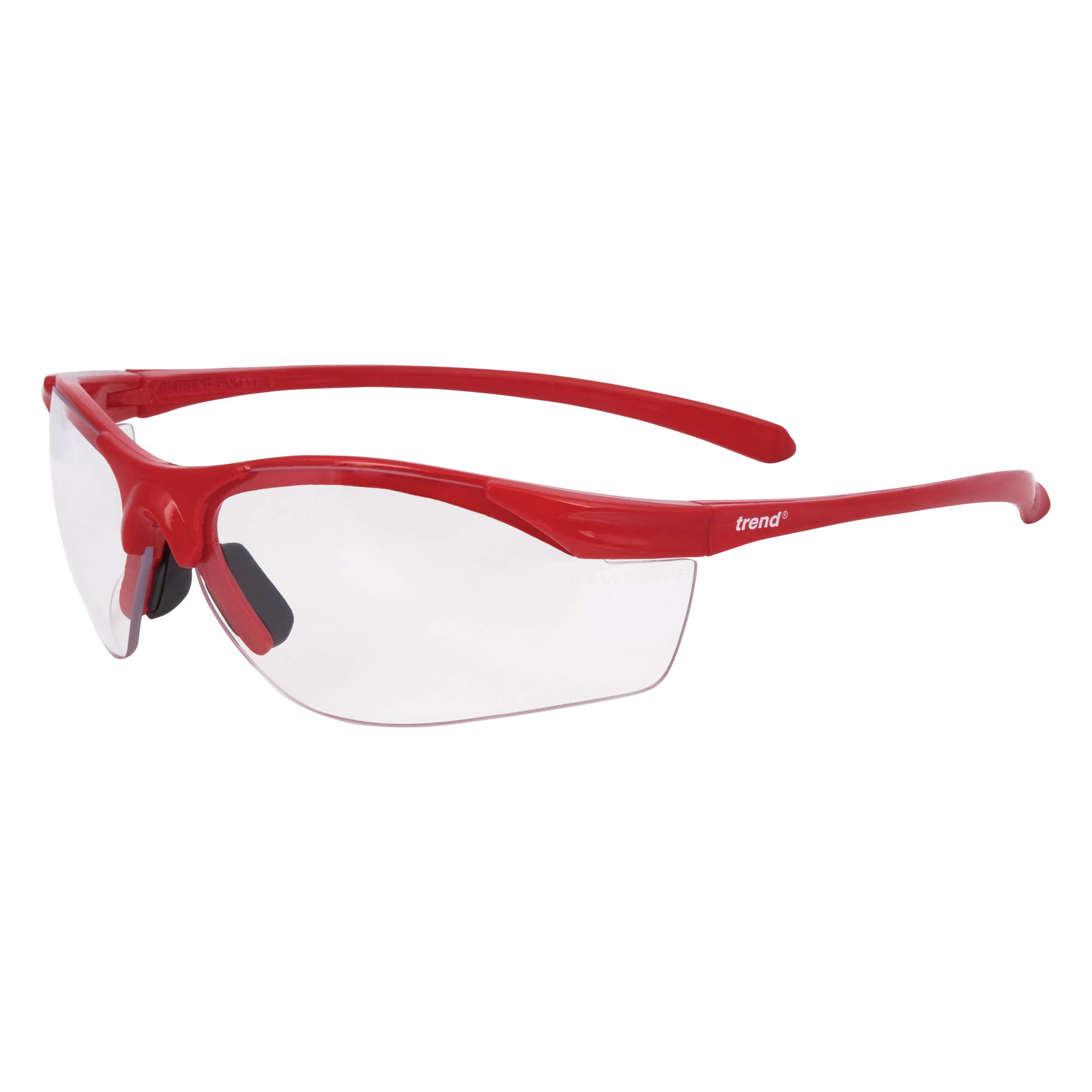 Trend Safety Spectacles, Clear Lens with UV Filter, EN166 Certified, Ideal for Woodwork & Drilling, SAFE/SPEC/A
