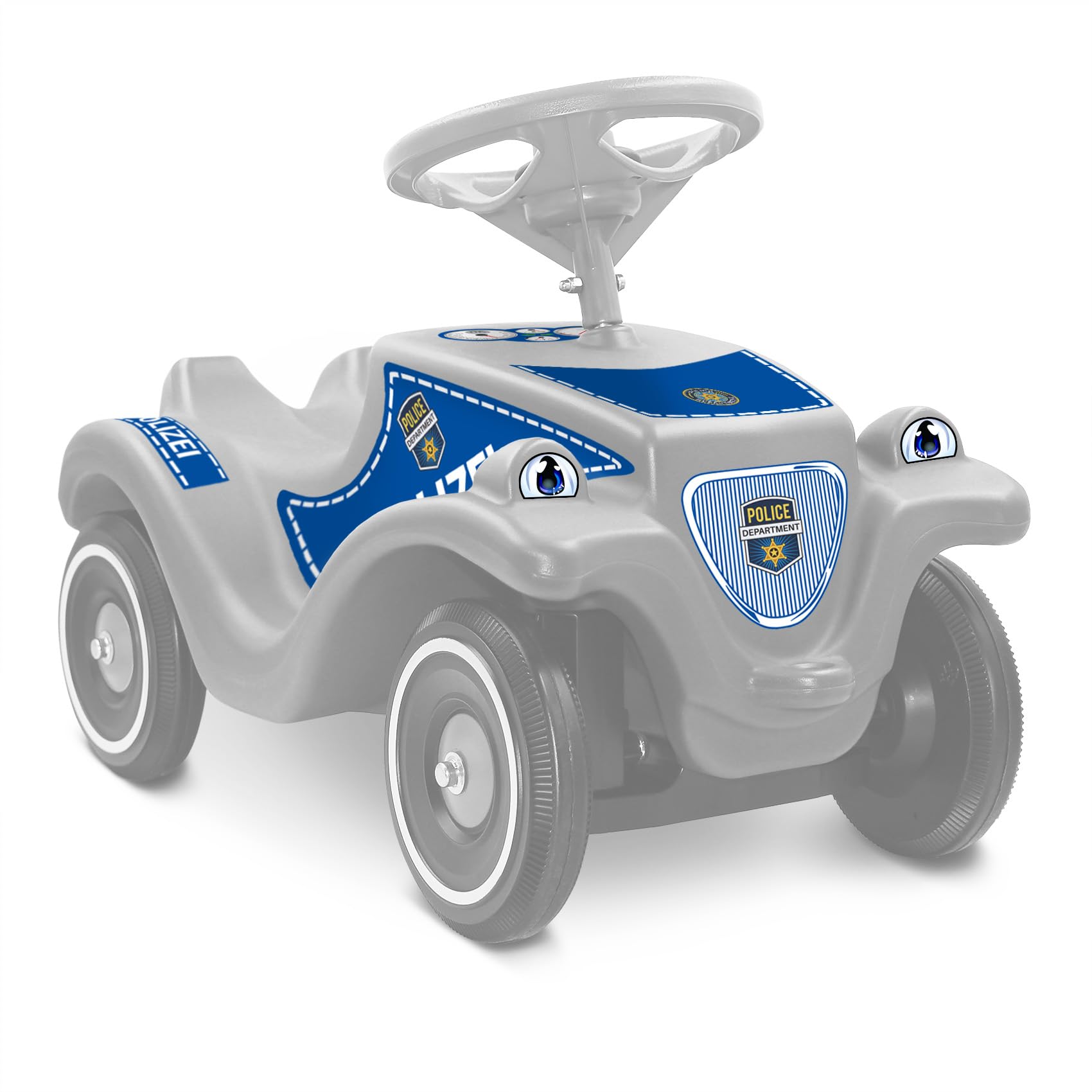 Finest Folia Sticker Set for Ride-On Toys - Police Theme - Unisex - Children