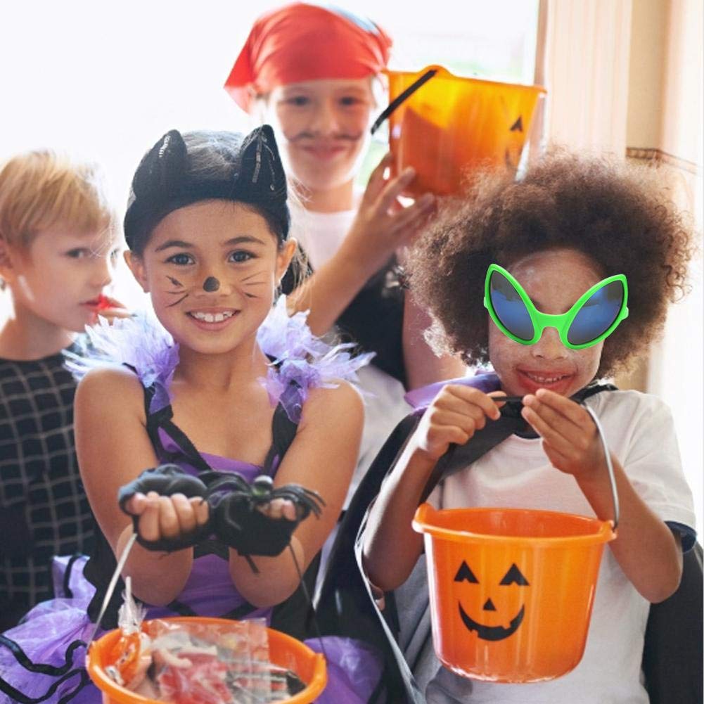 Occhiali Alieno Verde - Accessorio Per Costumi Di Halloween E Carnevale, Party A Tema - Foto 4