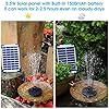 AISITIN-Solar-Water-Fountain-55W-Backup-Solar-Floating-Fountain-Pump-6-Nozzles-for-Bird-Bath-Fish-Tank-Pond-Garden AISITIN 5.5W Solar Fountain Pump Backup Solar Floating Water Fountain Pump, 6 Nozzles, for Bird Bath, Fish Tank, Pond…