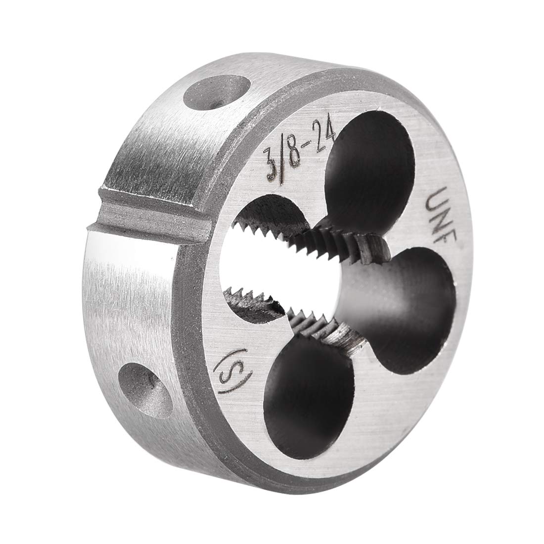 uxcell 3/8-24 UNF Round Die, Machine Thread Right