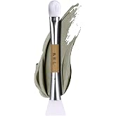 Bare Essentials Living - Clay Face Mask Brush (1 Pack, Bamboo) Dual Soft Silicone Face Mask Applicator Brush Tool, Great Facial Essentials, Moisturizer Applicator &amp; Skincare Brush for Facials