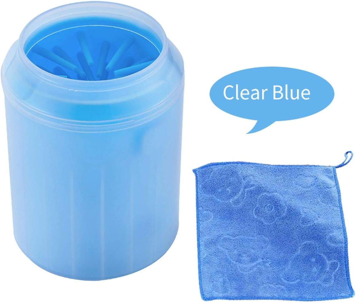 XRD Portable Dog Paw Cleaner with Towel 、Pet Cleaning Brush Cup、Pet Foot Washer Dog for & Cat with Muddy Paws