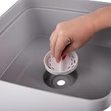 Minky 11L Washing Up Bowl with Plug & Strainer Grey UK Made view 3