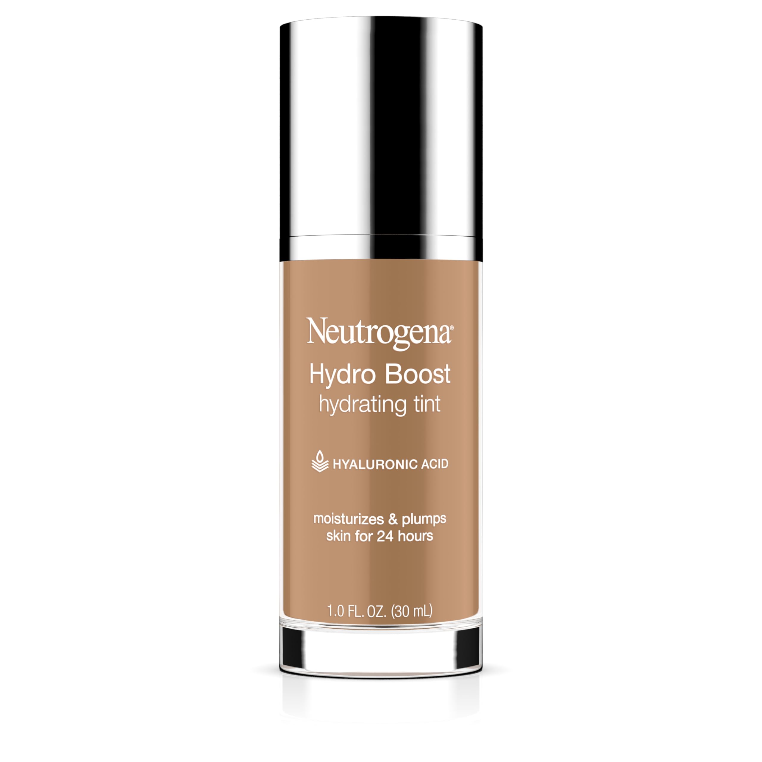 Photo 1 of Neutrogena Hydro Boost Hydrating Tint with Hyaluronic Acid, Lightweight Water Gel Formula, Moisturizing, Oil-Free & Non-Comedogenic Liquid Foundation Makeup, 105 Caramel Color 1.0 fl. oz