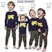Bluenido 2-Piece Kids Summer Pajamas - 100% Cotton Pajama Set - Tag-Free Sleepwear Boys Pjs - Snug Fit Boy Clothes (12M - 8Y) Navy/Yellow