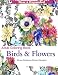 Adult Coloring Book: Birds and Flowers : Stress Relieving Designs