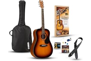 Yamaha GigMaker Standard Acoustic Guitar w/ Gig Bag, Tuner, Strap and Picks - Sunburst