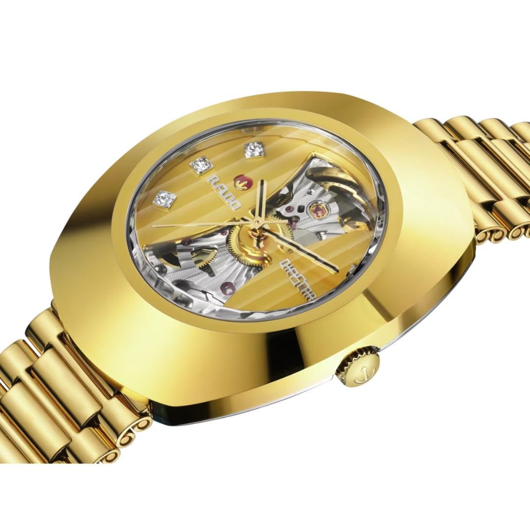 Rado DiaStar Original Open Heart - Men - Swiss Watch - Sapphire Crystal and 6 Cubic Zirconia Dial - 80 Hours of Power Reserve - Automatic - 35 mm