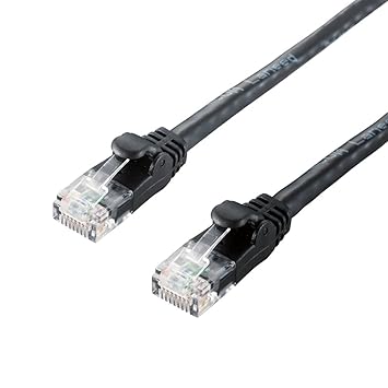 【クリックで詳細表示】ELECOM LANケーブル CAT6 RoHS対応 10m ブラック LD-GP/BK10/C