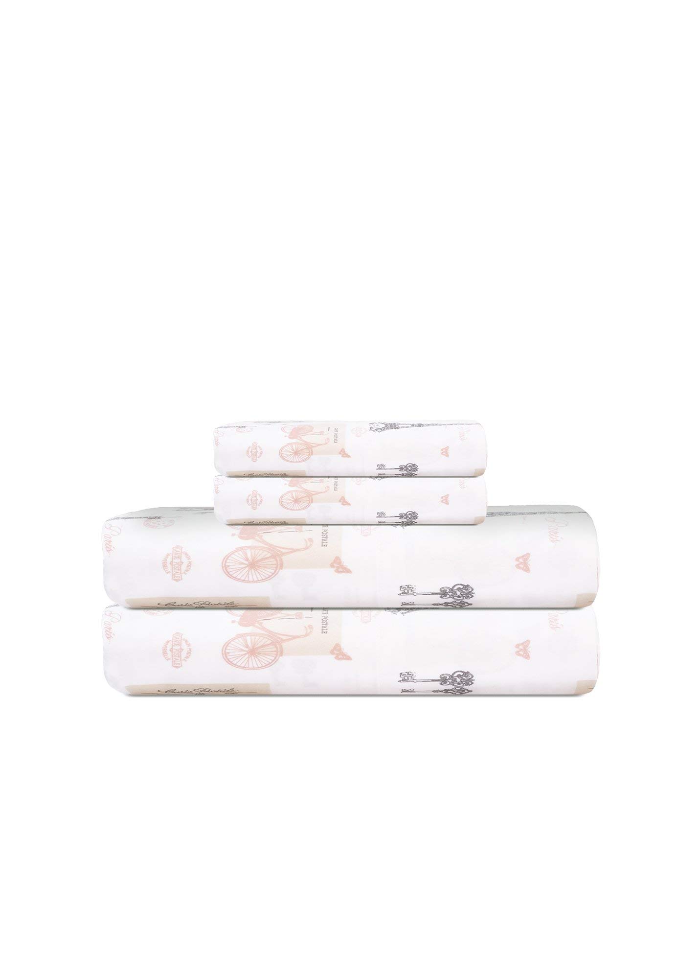 Beatrice Home Fashions Printed Microfiber Sheet