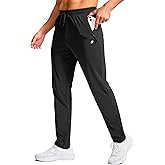 Pudolla 32"/34"/36"/38" Inseam Men's Tall Sweatpants with Zipper Pockets Lightweight Joggers for Athletic Workout Casual