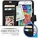 BUDDIBOX Galaxy S5 Case, [Wallet Case] Premium PU Leather Wallet Case with [Kickstand] Card Holder and ID Slot for Samsung Galaxy S5, (Black)