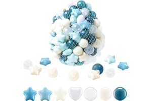 FHRILEK Ball Pit Balls-Star Ball Pit Balls for Kids,Plastic Balls for Ball Pit, Crush Proof Play Balls BPA Free Non-Toxi