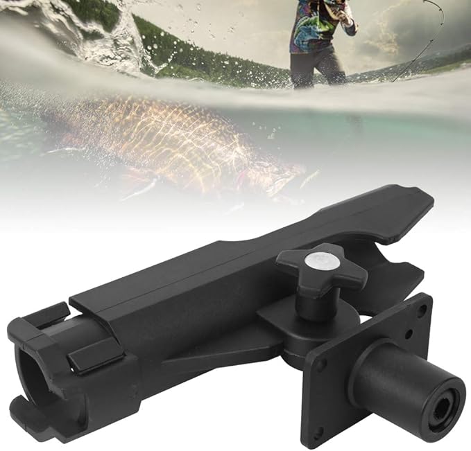 Pbzydu 【𝐖𝐞𝐢𝐡𝐧𝐚𝐜𝐡𝐭𝐬𝐠𝐞𝐬𝐜𝐡𝐞𝐧𝐤】 Angelrutenhalterung, Schwarze