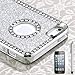 Leegoal(TM) iphone 5 case - Deluxe Sliver Diamond Rhinestone Glitter Bling Chrome Hard Case Cover for Apple iPhone 5 5G , Screen Protector and Stylus