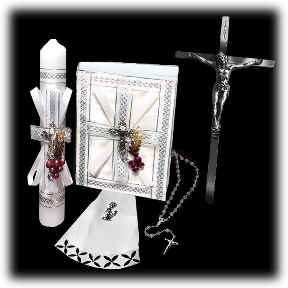 first communion candle set girl